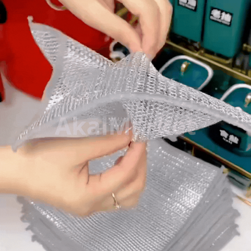 Chiffons à vaisselle multi-usages en fil métallique 2