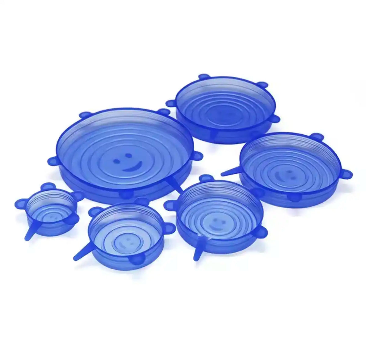 Set de 6 Couvercles Extensibles en Silicone Réutilisables