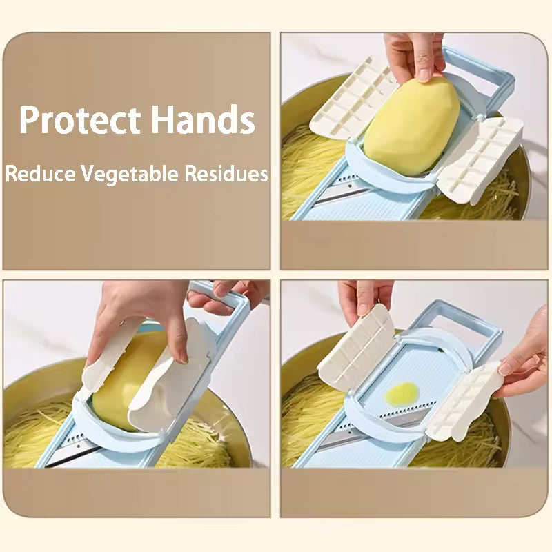 Coupe-légumes multifonction – Râpe & trancheuse portable