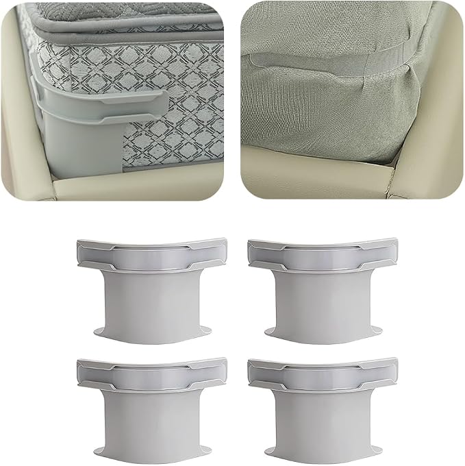 Lot de 4 Attaches-Draps Verrouillables – Fixation Anti-Glisse