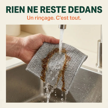 Chiffons à vaisselle multi-usages en fil métallique 2