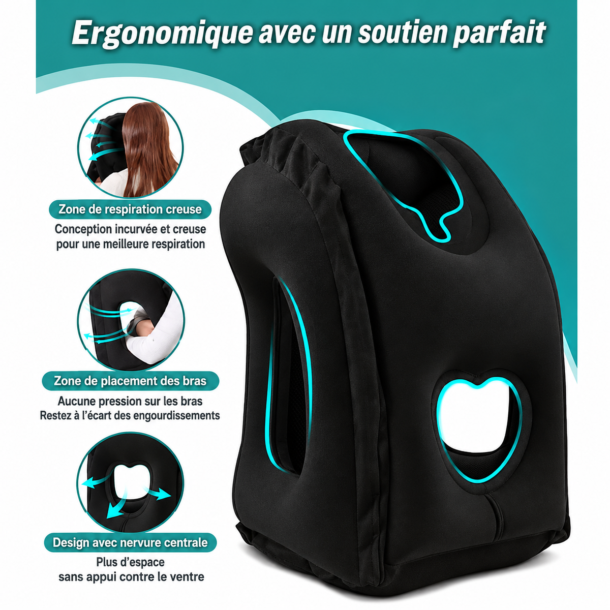 Oreiller De voyage Gonflable