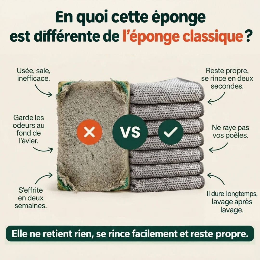 Chiffons à vaisselle multi-usages en fil métallique 2