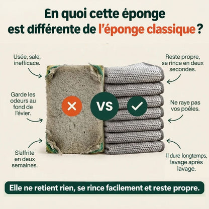 Chiffons à vaisselle multi-usages en fil métallique 2