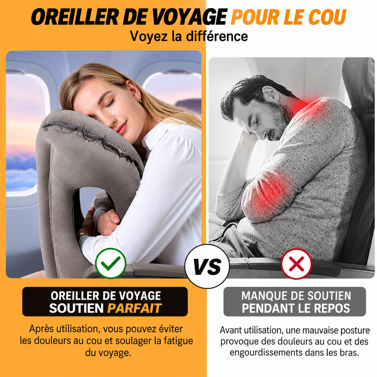 Oreiller De voyage Gonflable