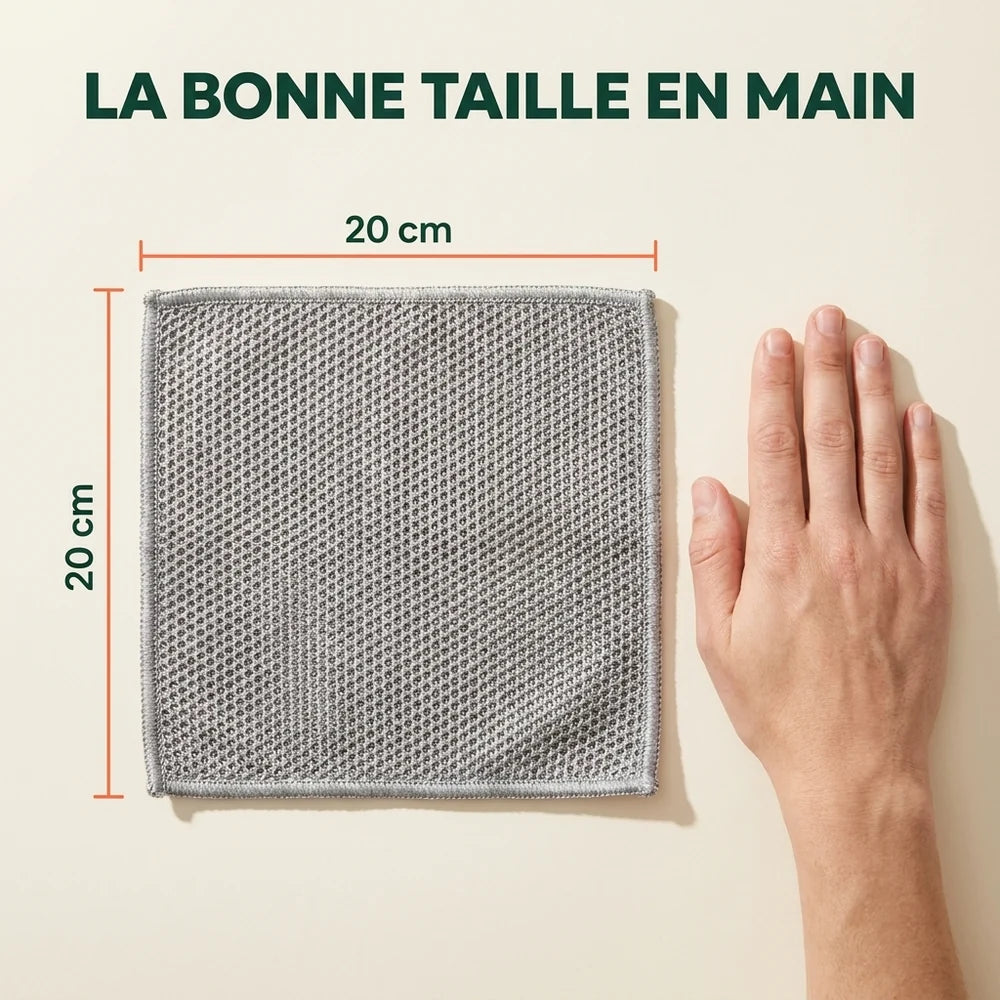 Chiffons à vaisselle multi-usages en fil métallique 2